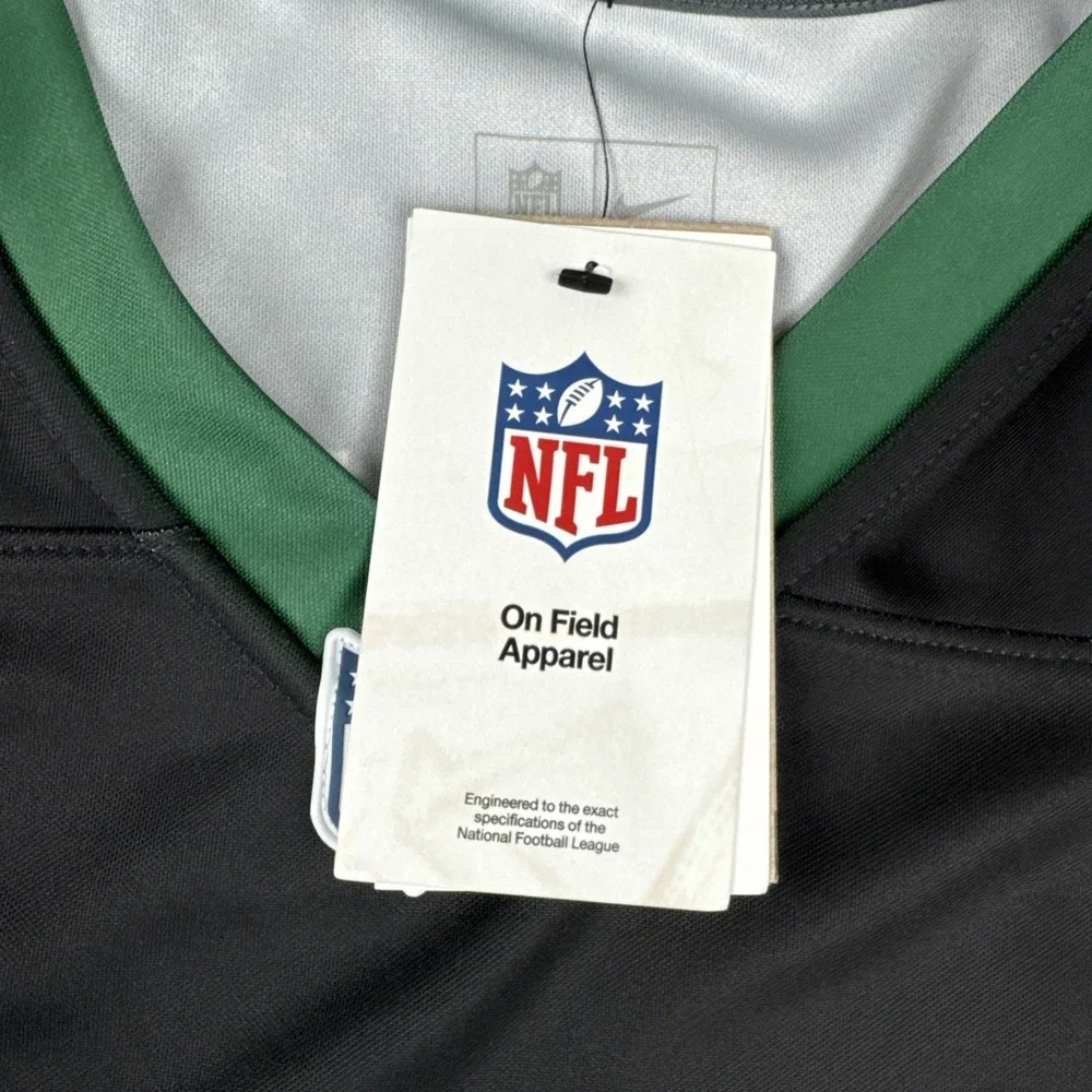 New! Sauce Gardner New York Jets Mens L Black NFL Jersey football tailgate